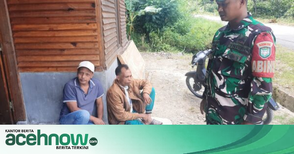 Babinsa Koramil 04/Bintang Gelar Komsos di Aceh Tengah, Serap Aspirasi Warga Desa Genuren