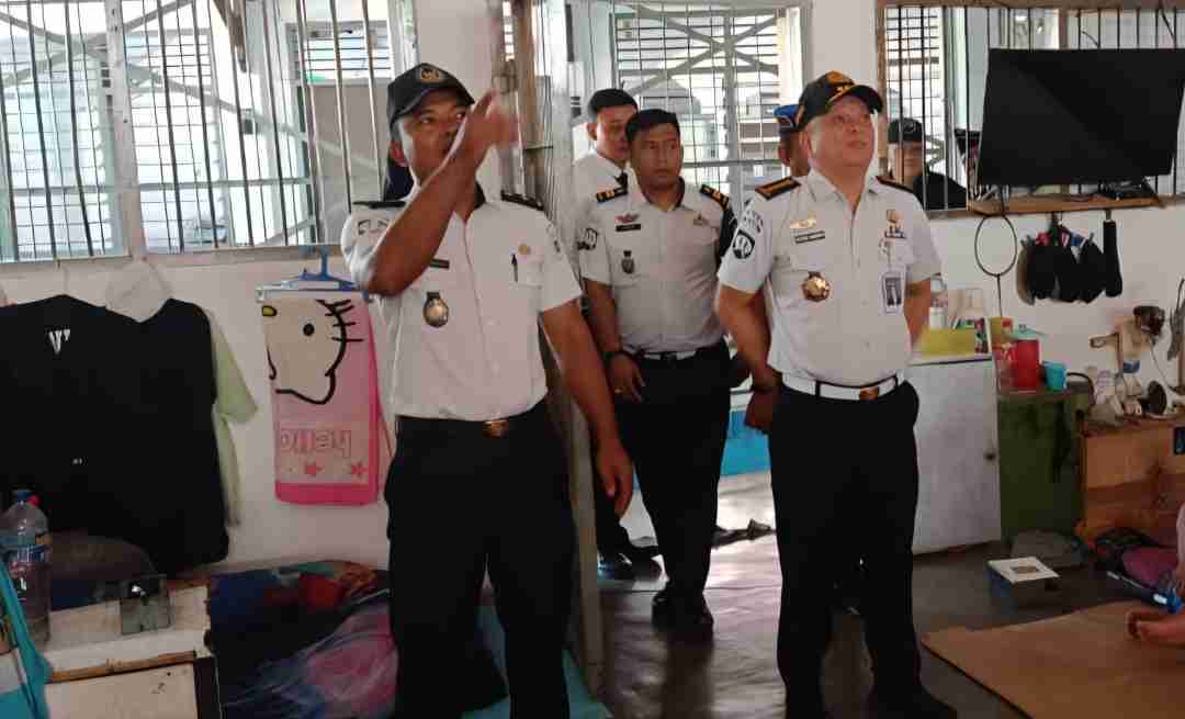 Kanwil Ditjenpas Sulawesi Tengah Sidak Blok Hunian Lapas Palu, Cegah Gangguan Keamanan Sejak Dini