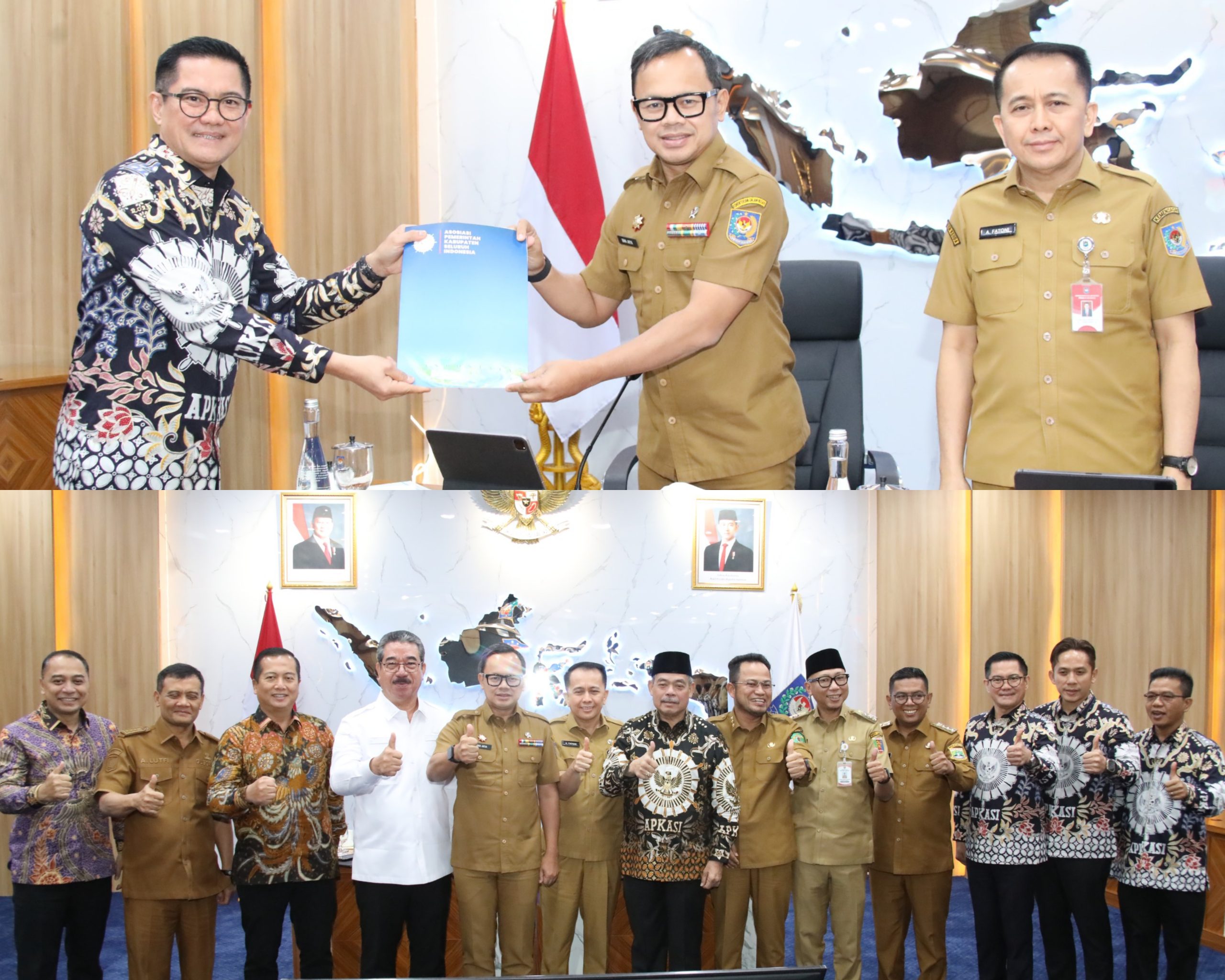 Bupati Minahasa Utara Joune Ganda Ikut Rakor Kemendagri, Bahas Empat Strategi Digitalisasi Keuangan Daerah