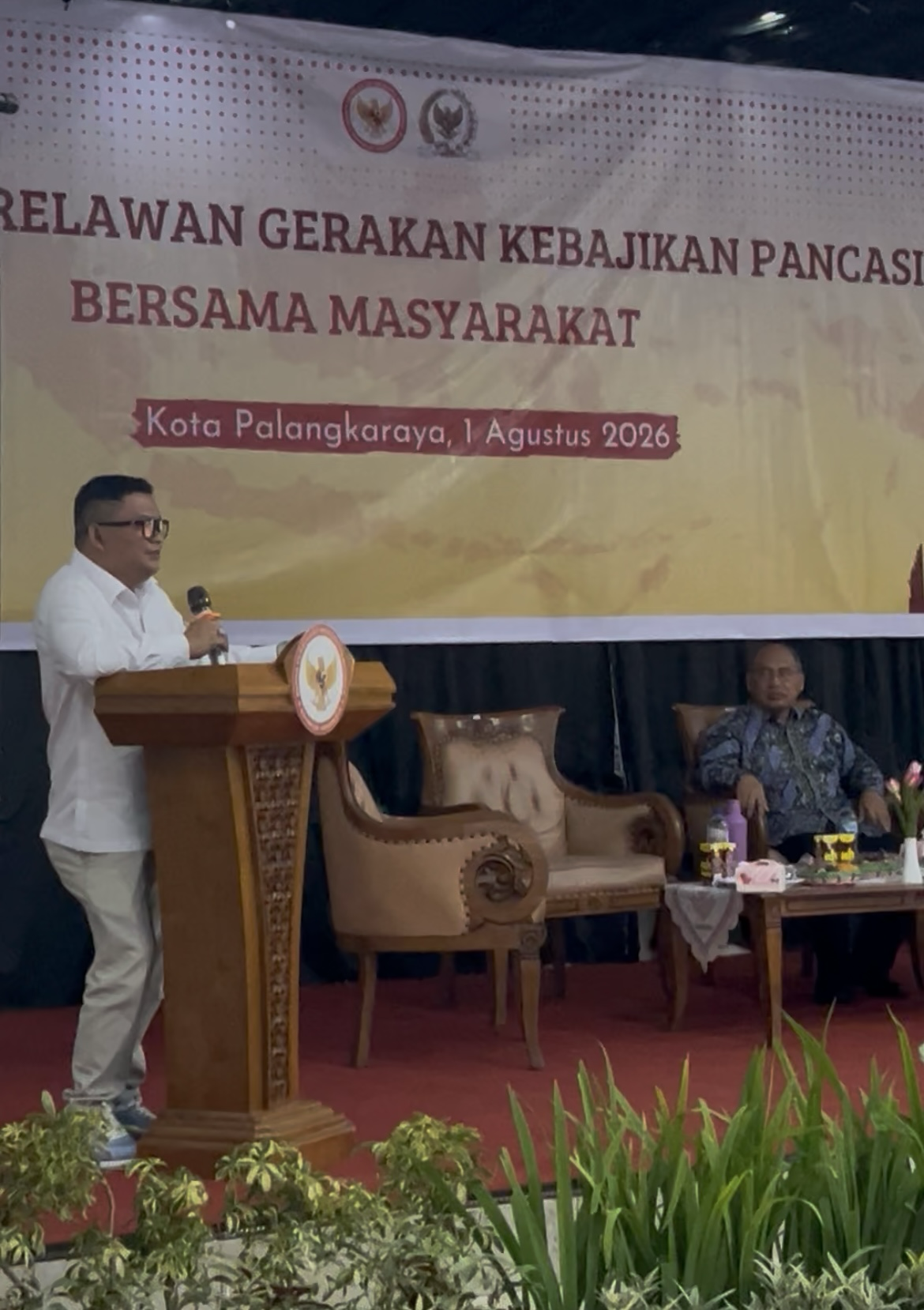 Anggota DPR RI Bias Layar Ajak 200 Warga Palangka Raya Jadi Relawan Kebajikan Pancasila, Tekankan Lawan Hoaks dan Intoleransi