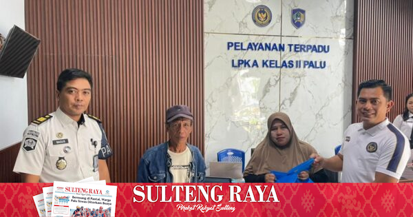 LPKA Palu Salurkan Bansos ke 5 Keluarga Anak Binaan, Wujudkan Asta Cita di Bidang Pemasyarakatan