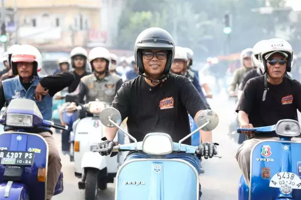 Gubernur Banten Andra Soni Ajak Ratusan Scooteris Vespa Promosikan Wisata Daerah hingga ke Pelosok