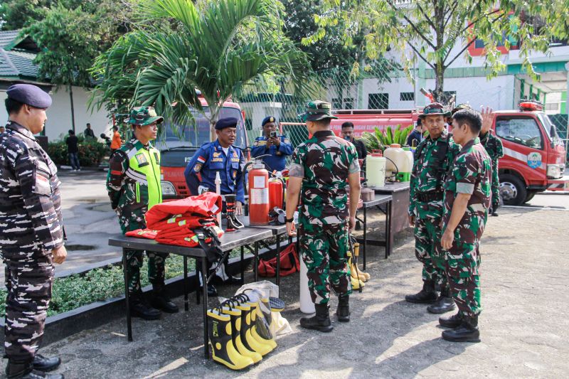 Korem 132/Tadulako Cek Kesiapan Personel dan Sarpras Karhutla di Sulawesi Tengah, Ini yang Dipastikan