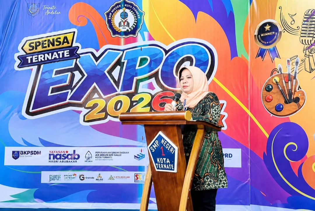 50 Stand Kreativitas Siswa Meriahkan Expo Spensa 2026 di Ternate, Wali Kota Apresiasi Inovasi Pelajar