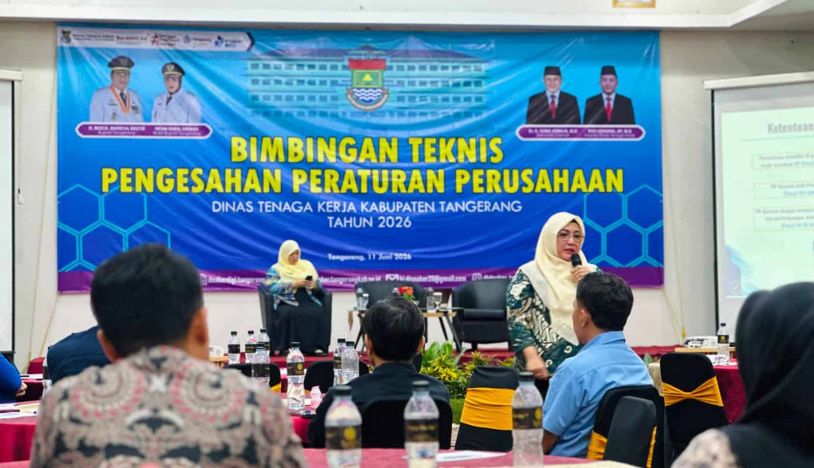 Disnaker Kabupaten Tangerang Bimtek 70 Perusahaan Soal PKB dan PP, Ancaman Sanksi bagi yang Bandel