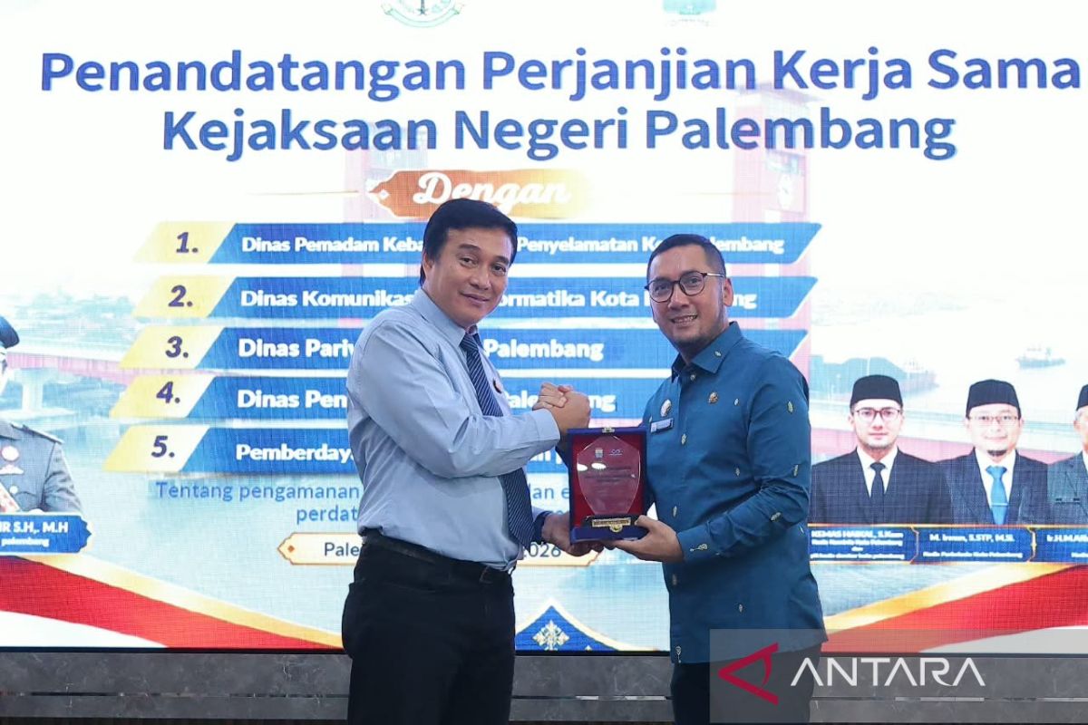 Kejari Palembang Teken Kerja Sama Pendampingan Hukum dengan Pemkot, Libatkan 5 Dinas