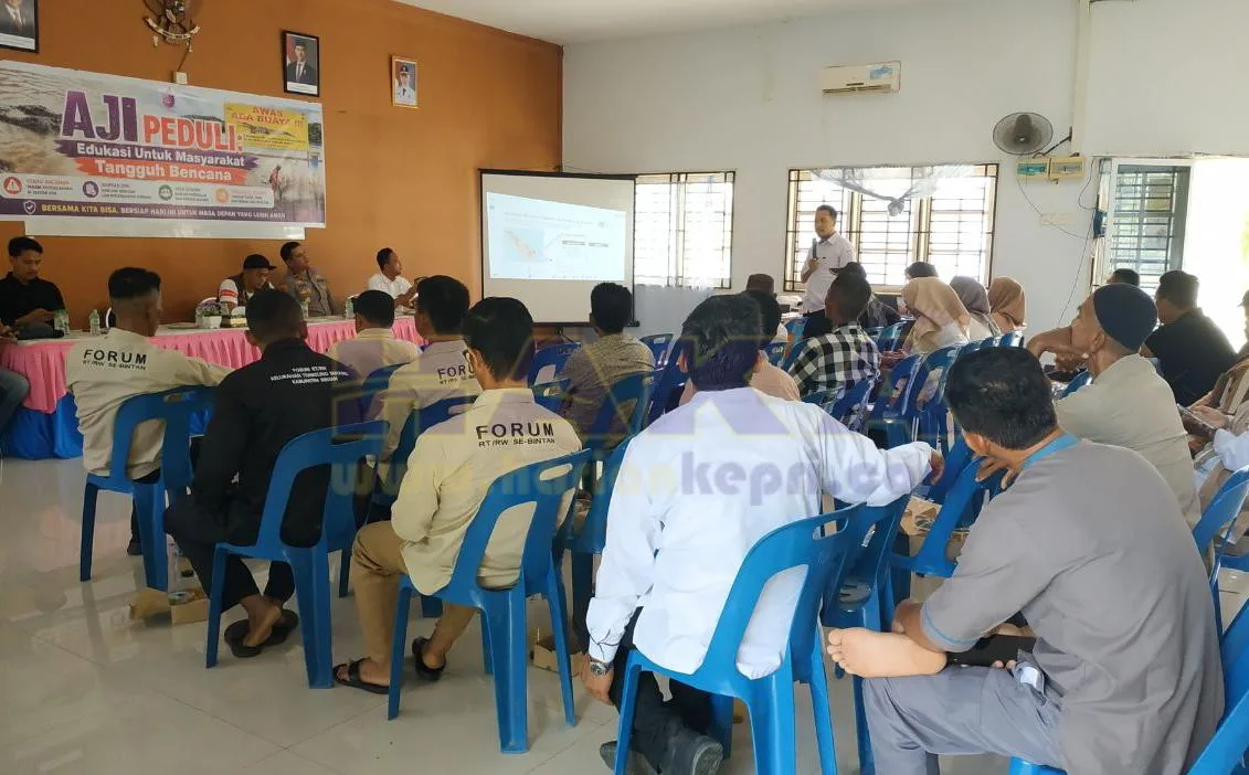 AJI dan BPBD Bintan Gelar Dialog Mitigasi Buaya Bersama Nelayan di Teluk Bintan, Warga Diimbau Tak Buang Limbah Sembarangan