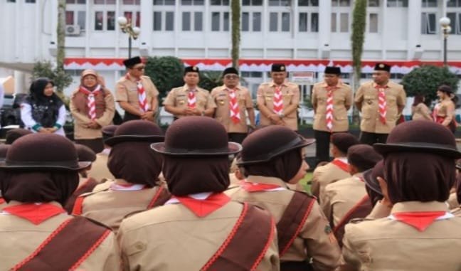 228 Siswa Madrasah dan Santri Pondok asal Sumbar Ikut Jambore Nasional di Cibubur, Dilepas di Padang Panjang