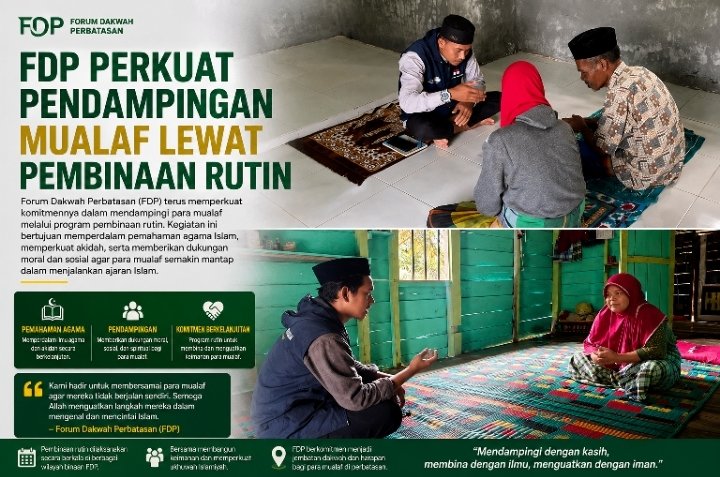 FDP Aceh Singkil Bina Dua Keluarga Mualaf di Desa Lae Balno, Materi Thaharah Jadi Fokus Awal