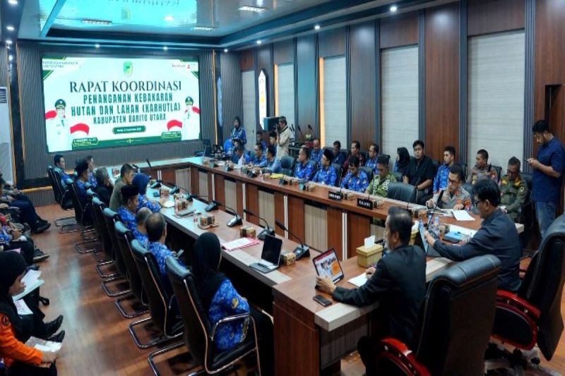 Pemkab Baruto Utara Perkuat Deteksi Dini Karhutla, Kualitas Udara Kini Masuk Kategori Berbahaya