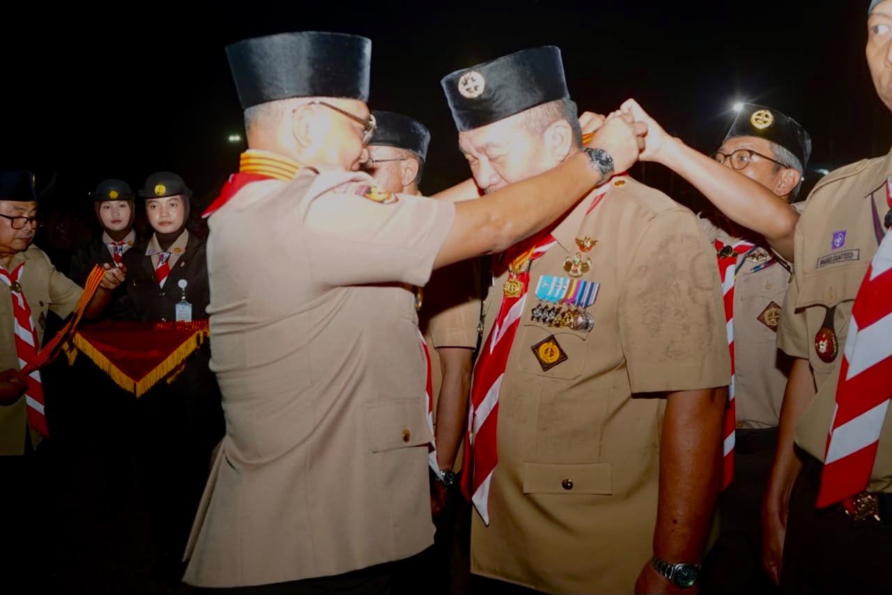 Bupati Asahan Terima Lencana Melati dari Kwarnas, Penghargaan Tertinggi untuk Pembina Pramuka