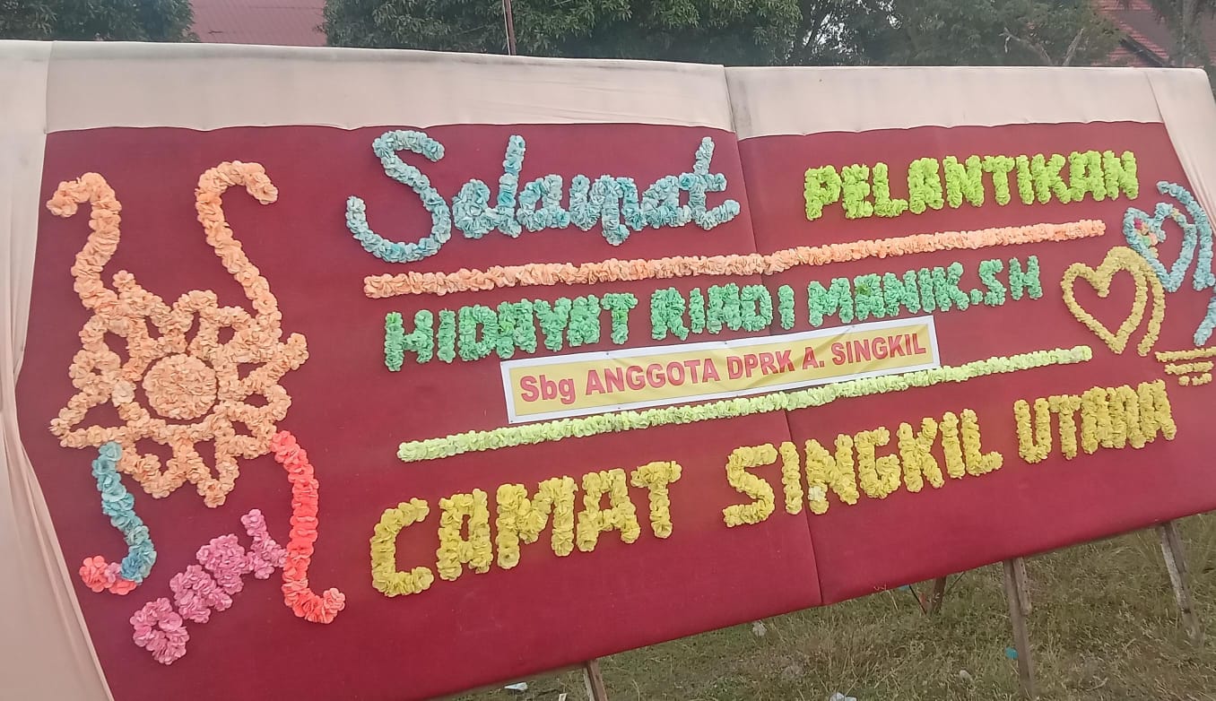 Hidayat Riadi Manik Resmi Dilantik Jadi Anggota DPRK Aceh Singkil Gantikan Sri Lestari dari Dapil Gunung Meriah
