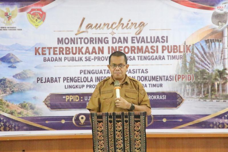Gubernur NTT Melki Laka Lena Minta PPID Jadi Garda Terdepan Lawan Hoaks dan Perkuat Keterbukaan Informasi Publik