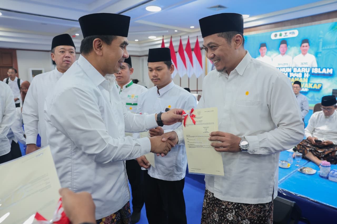 73.864 Bidang Tanah Wakaf di Jateng Sudah Bersertifikat, Tertinggi Nasional Capai 73 Persen