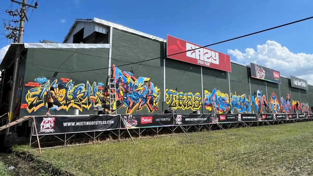 50 Seniman Grafiti dari 19 Negara Ramaikan Meeting of Styles 2026 di Karanganyar, Desa Pulosari Jadi Panggung Global