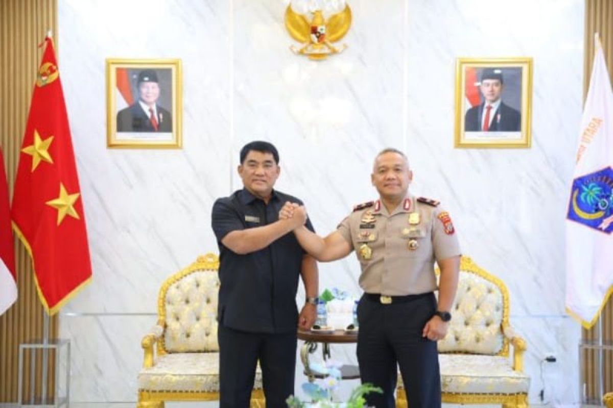 Kapolda Sulut Yudo Hermanto Temui Gubernur Yulius Selvanus, Bahas Kamtibmas dan Pembangunan Daerah