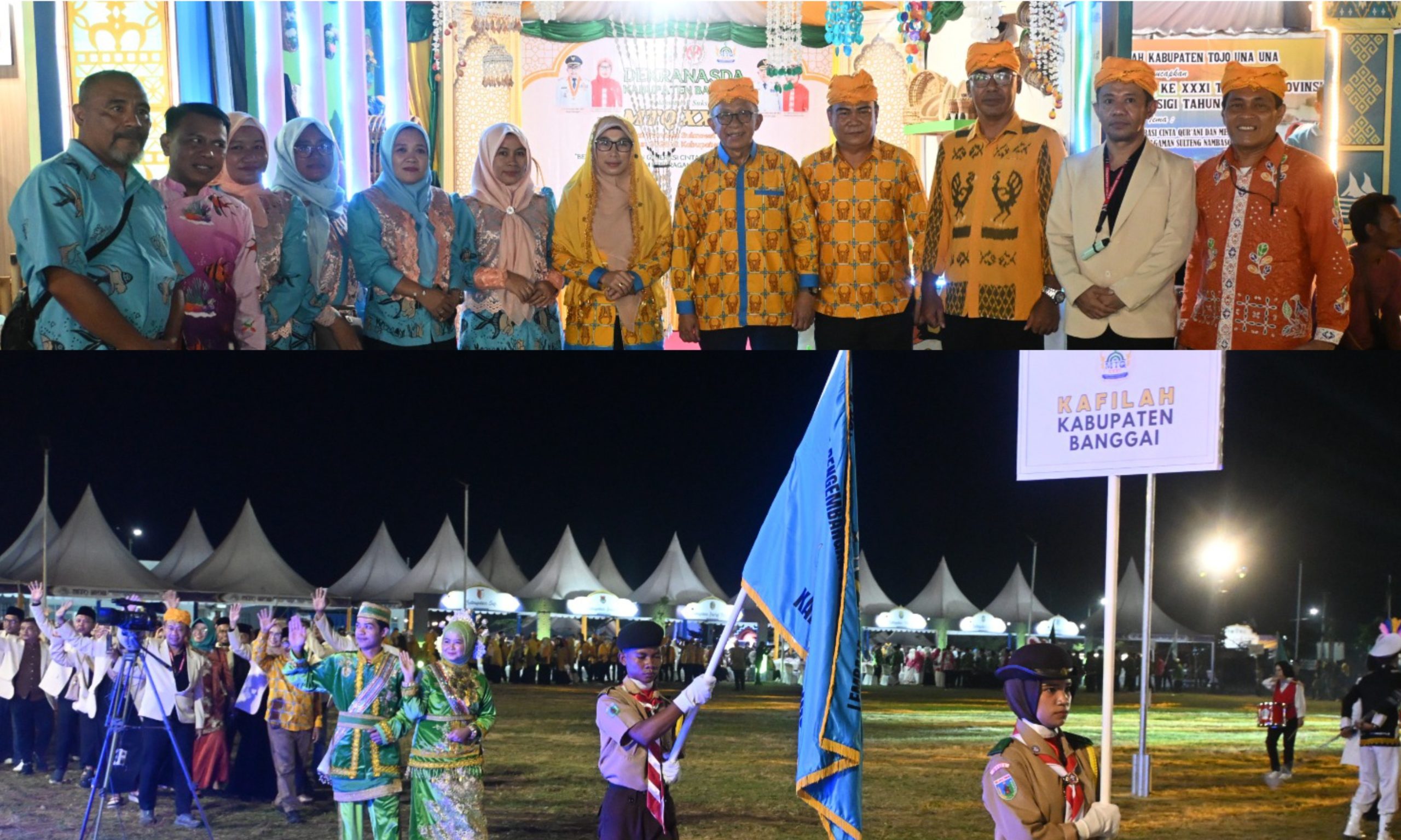80 Kafilah Banggai Siap Berlomba di MTQ XXXI Sulawesi Tengah, Wabup Furqanuddin Beri Semangat Langsung di Sigi