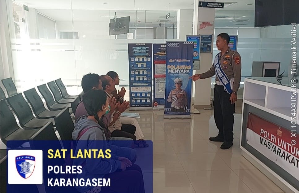 Satlantas Polres Karangasem Perketat Pelayanan SIM dan Edukasi Pengendara Demi Tekan Angka Kecelakaan