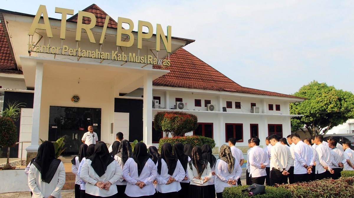 Kantor Pertanahan Musi Rawas Evaluasi Kinerja Semester I, Target Pelayanan Akuntabel dan Tepat Sasaran di Semester II