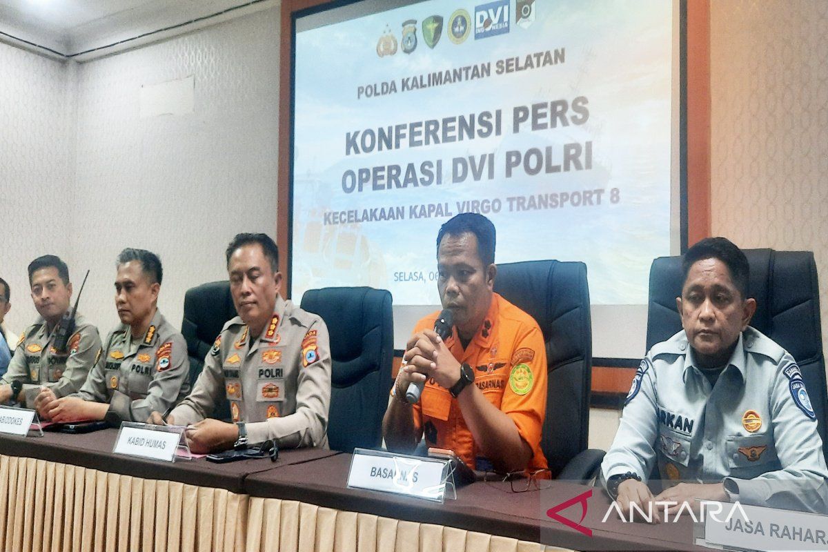 Basarnas Banjarmasin Hentikan Penyelaman, 53 Korban Kapal Virgo Transport 8 Masih Dicari