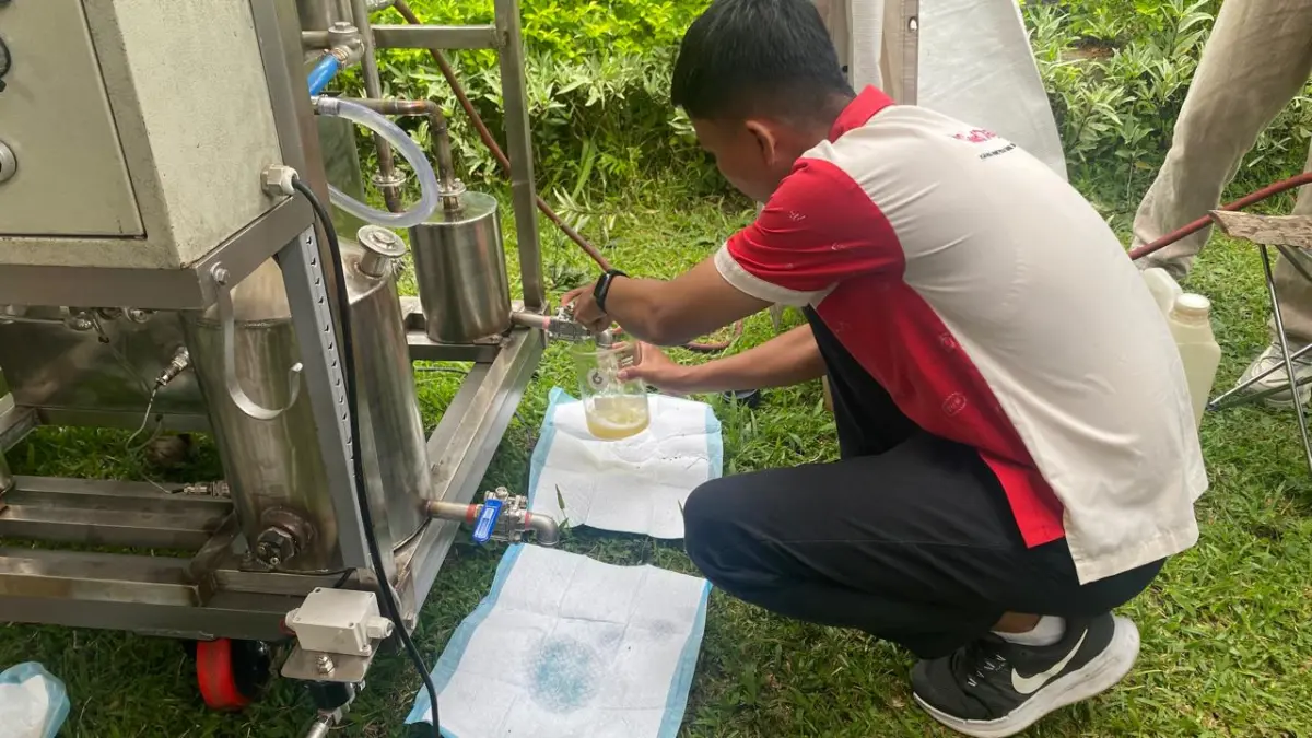 Yayasan Get Plastic Indonesia Kenalkan Mesin Pirolisis di Bali, 10 Kg Sampah Plastik Jadi 10 Liter BBM