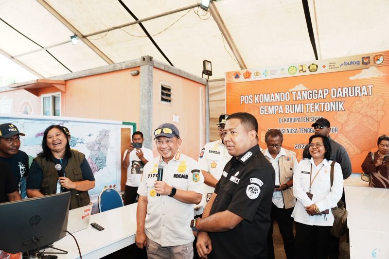 Mendagri Tito Karnavian Minta 8 Kepala Daerah di NTT Segera Cairkan Bantuan Gempa Rp 200 Miliar, Realisasi Masih Lambat