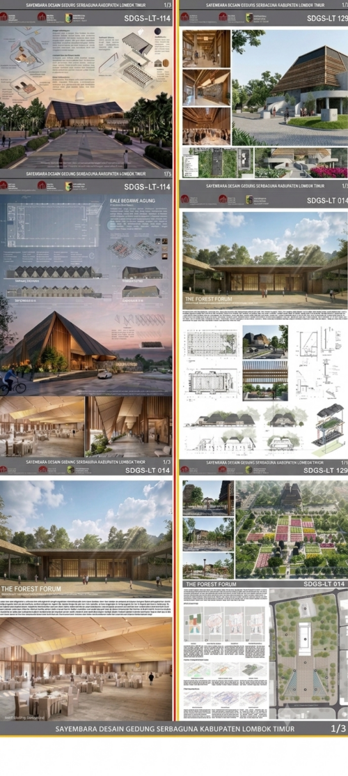 Pemenang Sayembara Desain Gedung MICE Rp 40 Miliar di Lombok Timur Diumumkan, Ini Juaranya