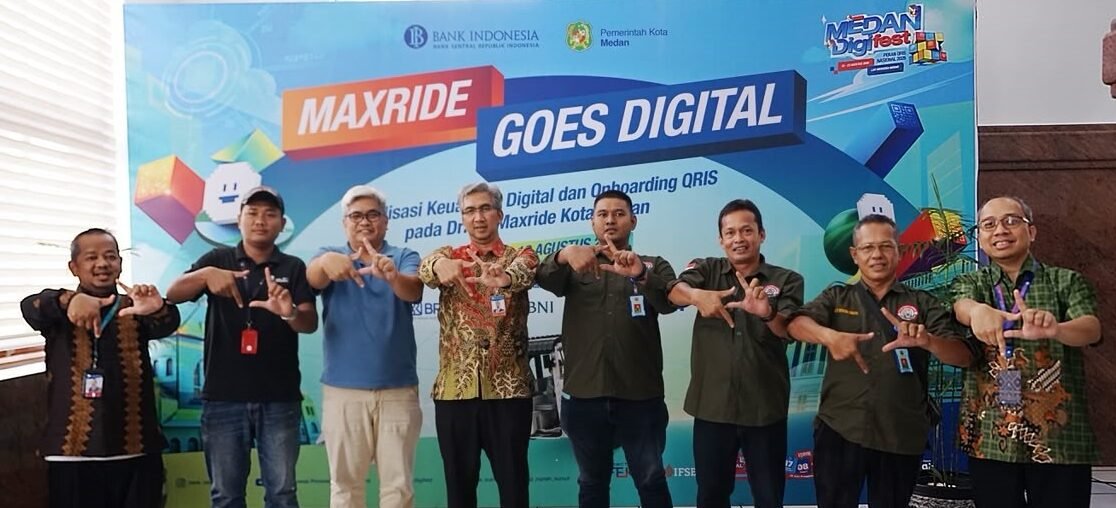 Medan DigiFest 2026 Resmi Dibuka, 100 Pengemudi Bajaj Layani Tarif Rp 81 per Trip Pakai QRIS
