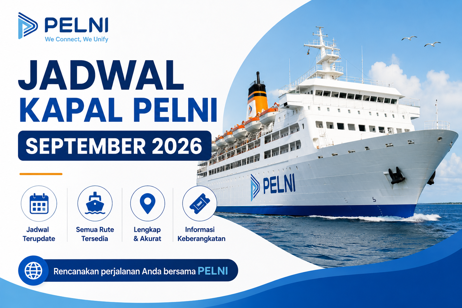 Jadwal Kapal Pelni Batam-Belawan dan Batam-Tanjung Priok September 2026 Beserta Harga Tiket