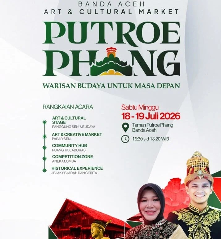 Taman Putroe Phang di Banda Aceh Kini Hidup Kembali, Pemkot Gelar Pasar Seni dan Budaya Setiap Akhir Pekan