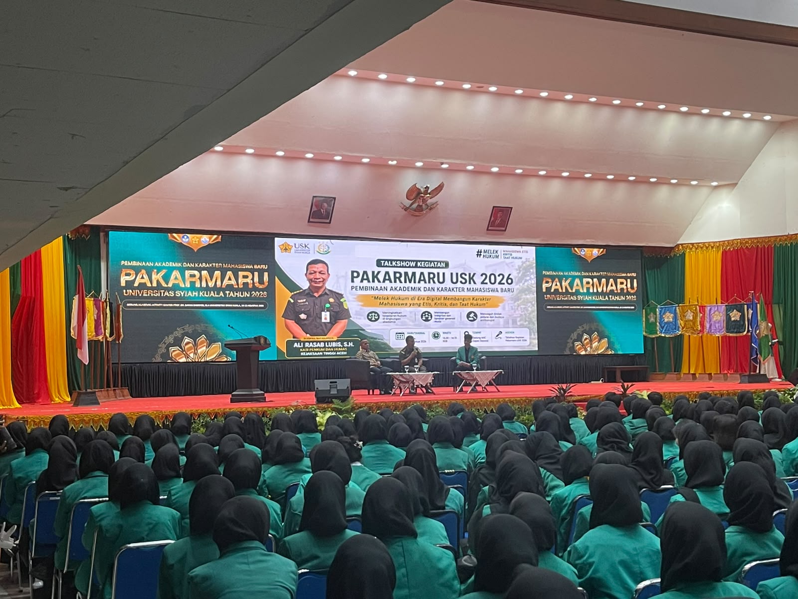 Kejati Aceh Bekali 5.000 Mahasiswa Baru USK soal Etika Digital dan Antikorupsi di PAKARMARU 2026