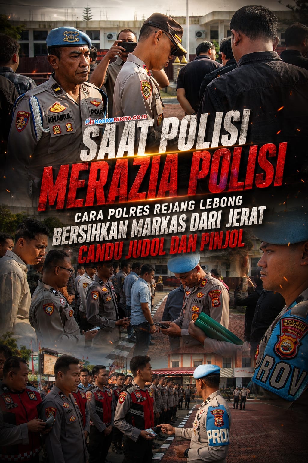Polres Rejang Lebong Razia Anggotanya Sendiri, Sita Ponsel untuk Periksa Judol dan Pinjol Ilegal