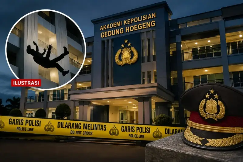 Calon Taruna Akpol Semarang Asal Makassar Meninggal Dunia Usai Jatuh dari Lantai 3 Gedung Hoegeng, Polisi Periksa Rekan Korban