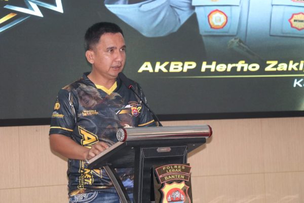 Kapolres Lebak Buka Turnamen E-Sport Mobile Legends untuk 320 Pemuda, Ingatkan Jauhi Narkoba dan Balap Liar