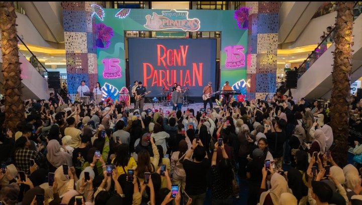 Tangcity Mall Tangerang Rayakan HUT ke-15 dengan Konser Rony Parulian dan Promo Belanja, Simak Syaratnya