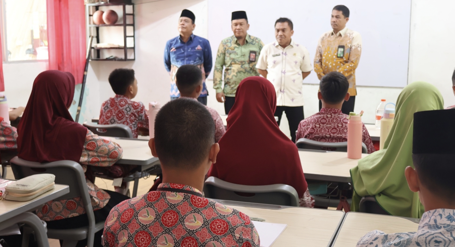 Kankemenag Pringsewu Monitoring MATAMUDA di MTsN 1, Dorong Murid Baru Siap OSN dan Perkuat Karakter