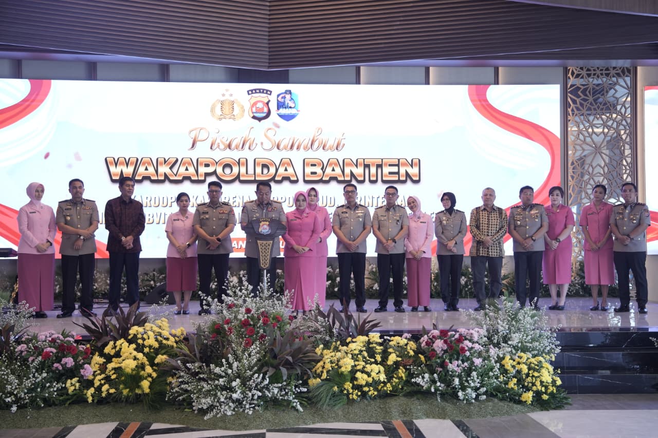 Kapolresta Tangerang Hadiri Sertijab Wakapolda Banten, Kombes Andi Indra Waspada Siap Perkuat Soliditas Jajaran