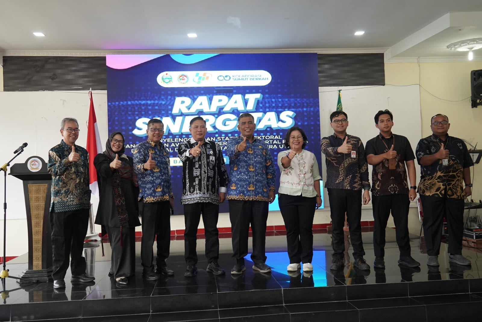 Diskominfo Sumut Gelar Rapat Sinergitas Statistik Sektoral di Toba, 33 Kabupaten/Kota Bahas Satu Data Indonesia