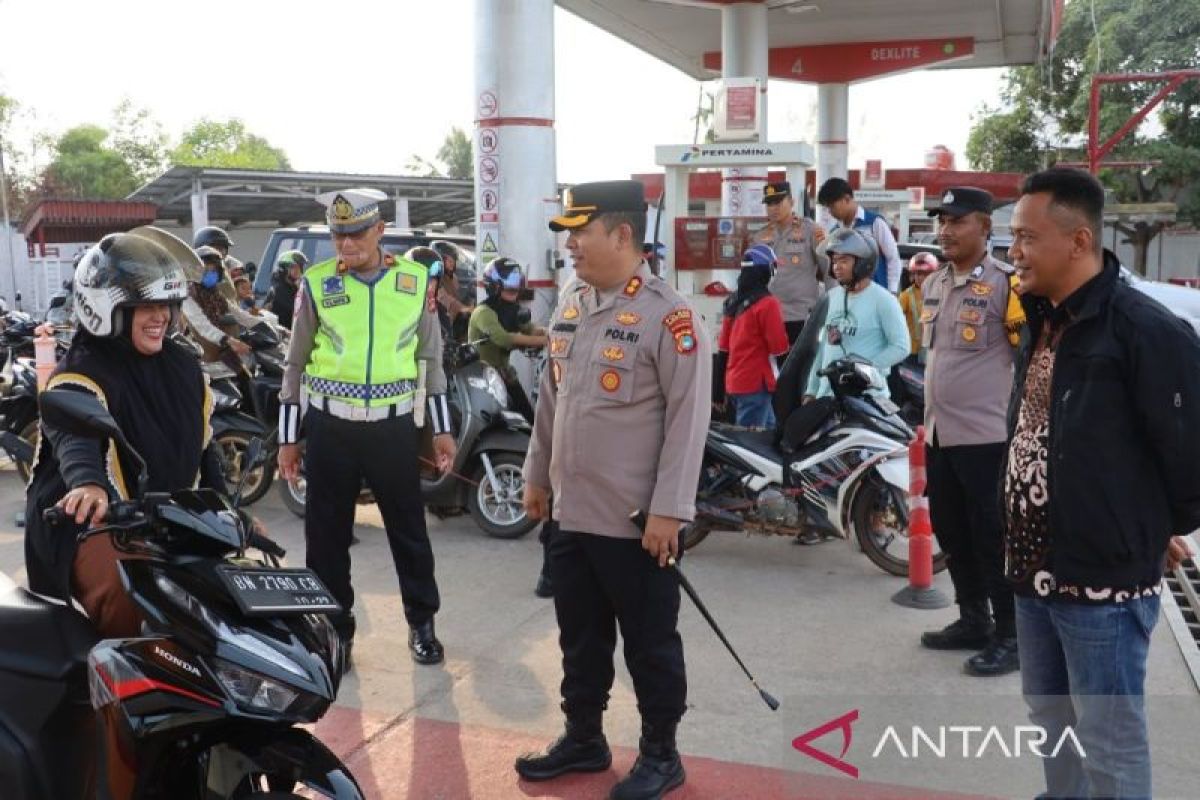 Kapolres Bangka Tengah Cek SPBU di Koba, Pastikan Distribusi BBM Bersubsidi Tepat Sasaran
