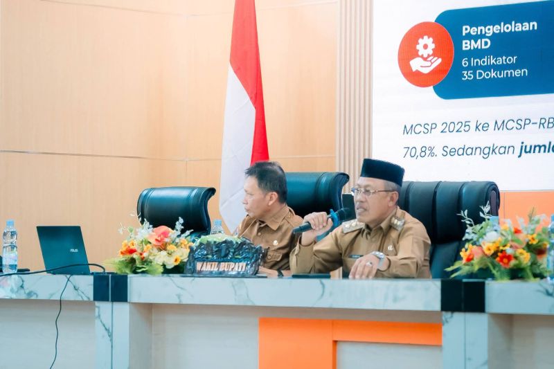 Wakil Bupati Morowali Utara Minta OPD Tuntaskan 51,69 Persen Capaian MCP dan Temuan BPK