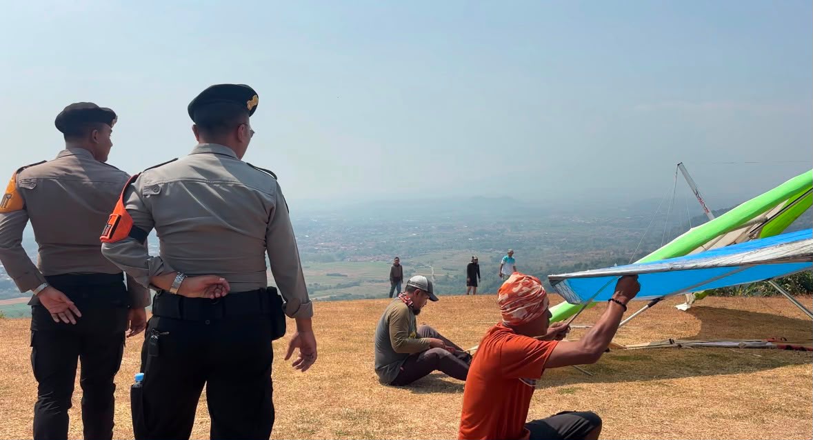 Polres Majalengka Perketat Patroli di Paralayang dan Lala Water Park, 140 Pengunjung Terpantau Aman saat Akhir Pekan