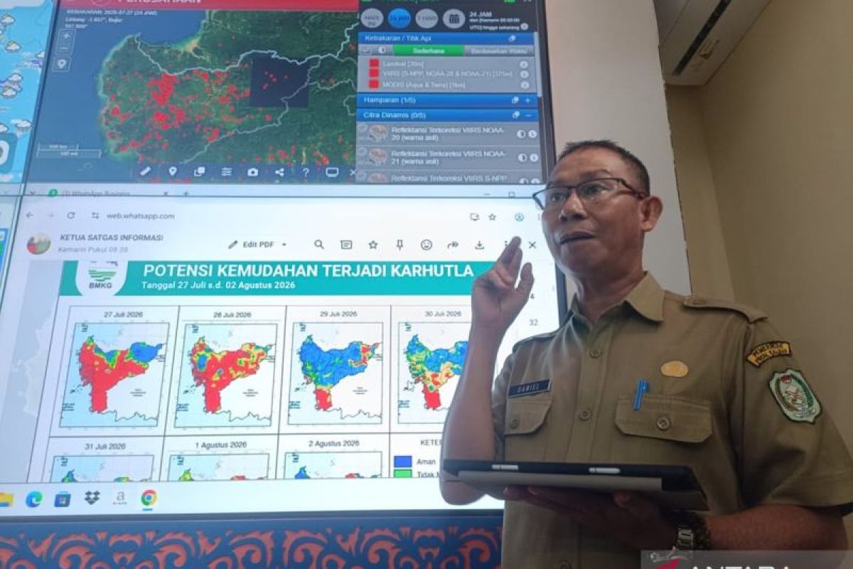 200 Titik Panas Terdeteksi di 12 Kabupaten Kalbar, BPBD Perpanjang Status Siaga Darurat Bencana Asap hingga November 2026