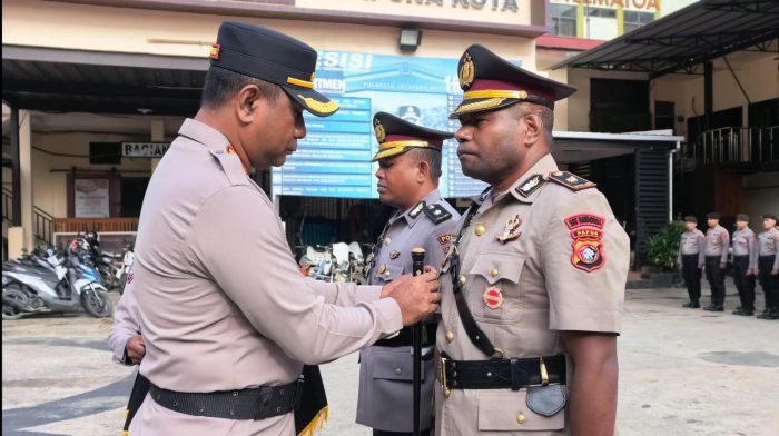 Kapolresta Jayapura Minta Kapolsek Abepura Baru Kuasai Dinamika Wilayah dengan Jumlah Penduduk Terbanyak dan Pusat Aspirasi Mahasiswa