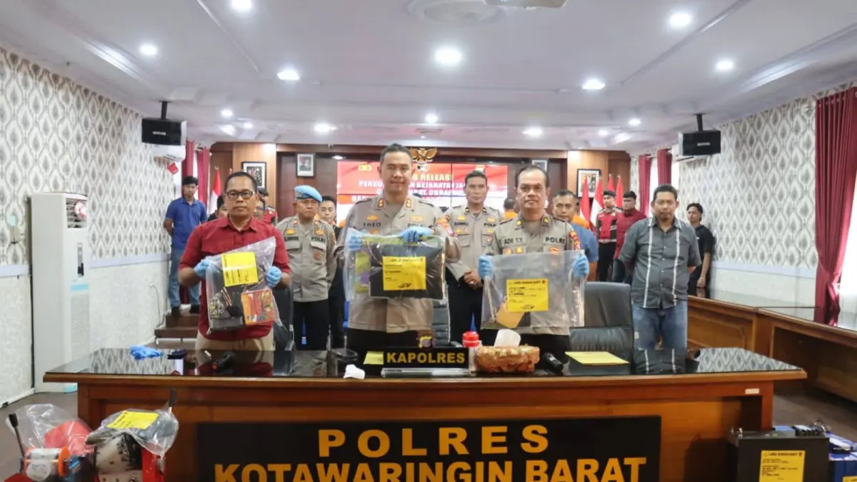 Polres Kobar Tangkap Warga Taman Puri Indah yang Curi Laptop Tetangga saat Rumah Sepi