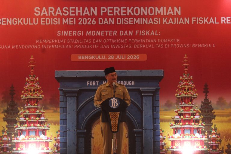 Ekonomi Bengkulu Tumbuh 4,72 Persen di Triwulan I 2026, Pemprov dan BI Sepakat Perkuat Sinergi Moneter dan Fiskal