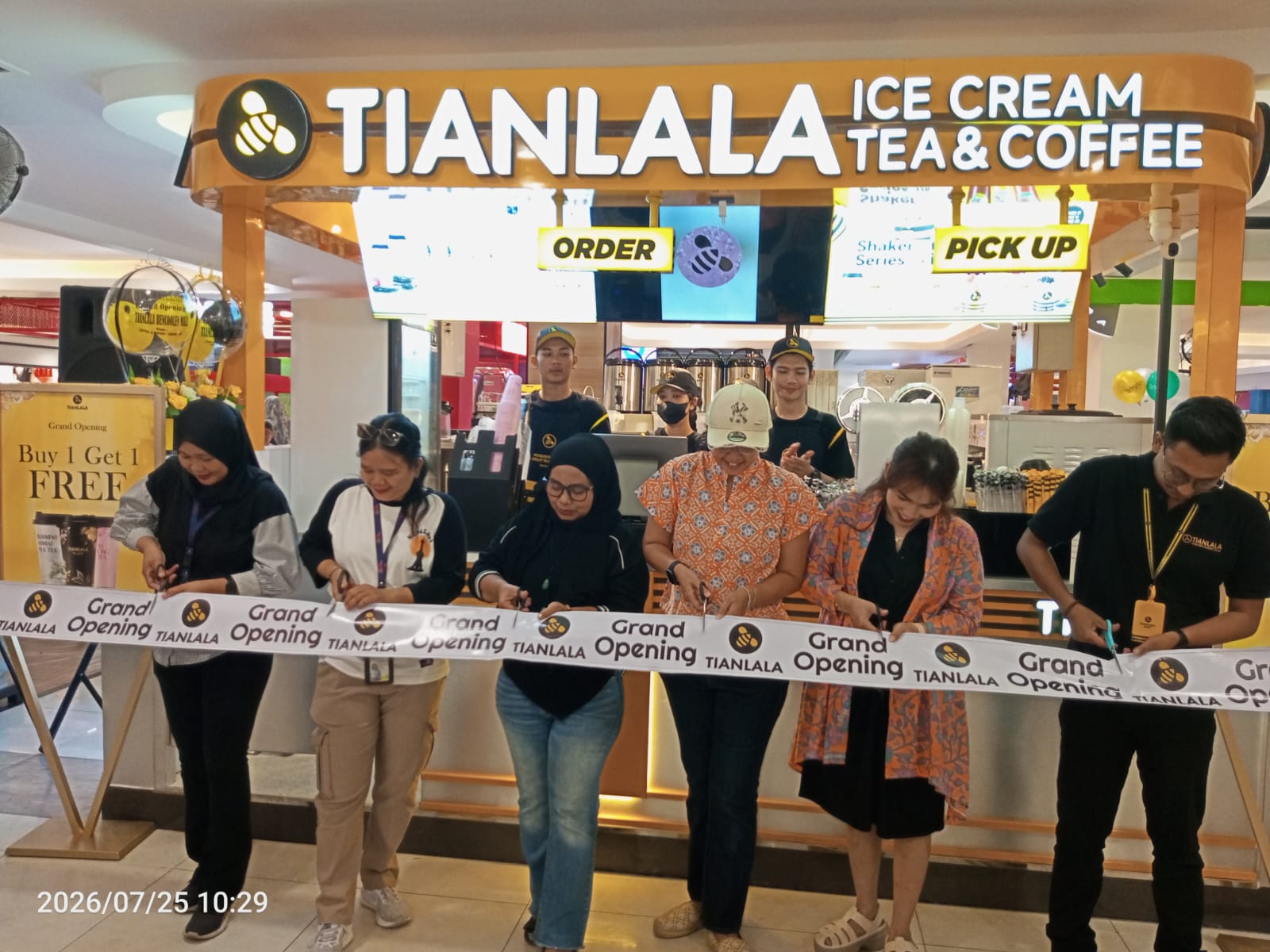Tianlala Buka Gerai Ketiga di Bencoolen Mall Bengkulu, Minuman Rp8.000 dengan Kadar Gula Bisa Diatur Sesuai Selera