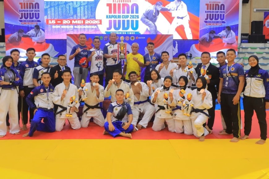 Kontingen Judo Polda Lampung Bawa Pulang 5 Medali dari Kapolri Cup 2026, Kapolda Sorot Disiplin Atlet