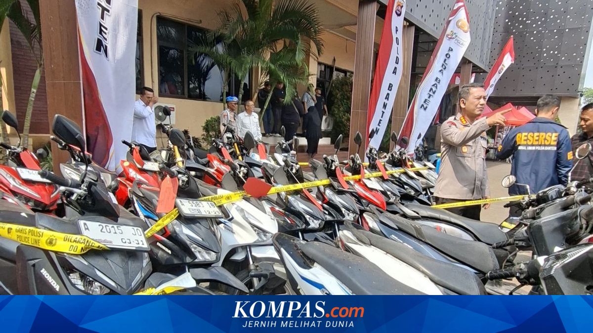 Polda Banten Kembalikan 13 Motor Curanmor ke Pemilik Sah, Korban Wajib Bawa Dokumen Ini