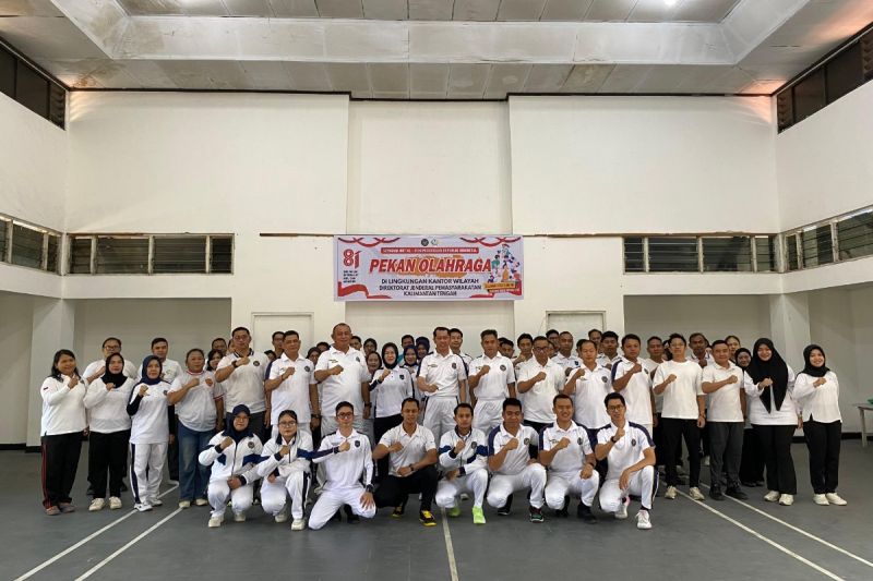Kanwil Ditjenpas Kalteng Gelar Pekan Olahraga Antarpegawai di Palangka Raya, Hensah Tekankan Sportivitas dan Silaturahmi