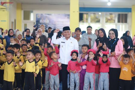 500 Anak PAUD di Kota Solok Antusias Ikuti PORSENIDA, Wawako Suryadi Nurdal Apresiasi Bakat dan Semangat Sejak Dini